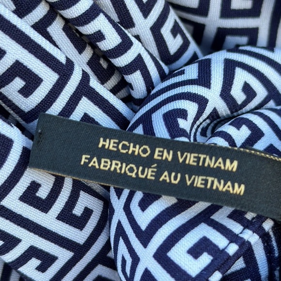 Laundry By Shelly Signal Women's Black/White Patterned Dress Wrap Size XS - Picture 12 of 12